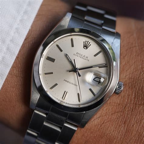 Vendesi Rolex Oysterdate Precision 34mm 6694 Silver Dial